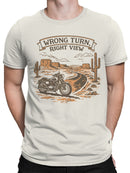 Scenic Desert Motorcycle Journey Men's T-shirt