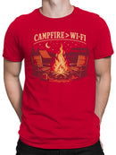 Campfire Adventure Over Wi-Fi Men's T-shirt