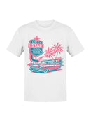 Retro Lucky Star Diner Design Men's T-shirt