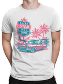 Retro Lucky Star Diner Design Men's T-shirt