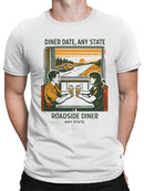 Diner Date Roadside Adventure Men's T-shirt