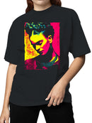 Vibrant Pop Art Portrait Women's T-shirt
