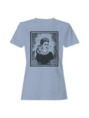 Floral Portrait Art with Monkey Women's T-shirt