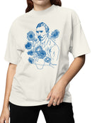 Vincent's Sunflowers and Portrait Art Women's T-shirt