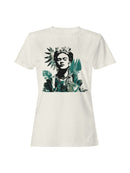 Iconic Floral Art Portrait Design Women's T-shirt