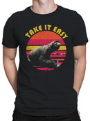 Chill Vibes Sloth Retro Art Men's T-shirt