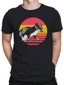 Retro Sugar Glider Sunset Vibes Men's T-shirt