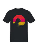 Retro Sunset Cat Vibes Men's T-shirt