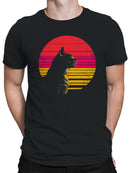 Retro Sunset Cat Vibes Men's T-shirt