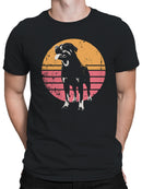 Retro Rottweiler Sunset Design Men's T-shirt