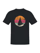 Retro Sunset Sailing Adventure Men's T-shirt