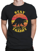 Stay Trashy Raccoon Vintage Design Men's T-shirt