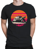 Retro Sunset Tortoise Art Men's T-shirt