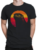Retro Sunset Otter Art Men's T-shirt