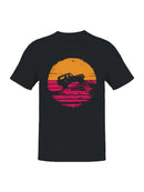 Retro Off-Road Adventure Design Men's T-shirt