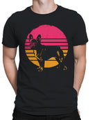 Retro French Bulldog Sunset Men's T-shirt