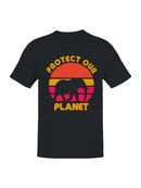 Protect Our Planet Elephant Sunset Men's T-shirt