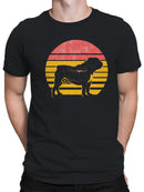 Retro Bulldog Silhouette Art Men's T-shirt