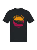 Sunset Whale Shark Reef Life Men's T-shirt