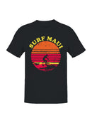 Vintage Surf Maui Sunset Scene Men's T-shirt