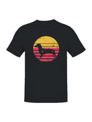 Retro Dachshund Silhouette Art Men's T-shirt