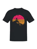 Mountain Biking Retro Sunset Men's T-shirt