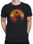 Retro Cool Lizard with Sunglasses Men's T-shirt