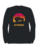 Vintage Offroad Adventure Design Men's Sweatshirt