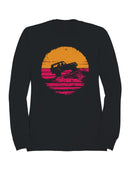 Retro Off-Road Adventure Design Men's Sweatshirt