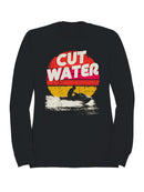 Retro Jet Ski Adventure Graphic Men's Sweatshirt