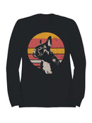 Vintage French Bulldog Art Men's Sweatshirt