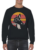 Vintage French Bulldog Art Men's Sweatshirt