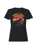 Chill Vibes Sloth Retro Art Women's T-shirt