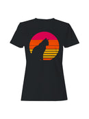 Retro Cat Silhouette Adventure Women's T-shirt