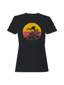 Retro Diving Adventure Sunset Women's T-shirt