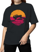 Retro Off-Road Adventure Design Women's T-shirt