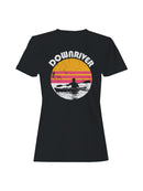 Retro Downriver Kayaking Design Women's T-shirt