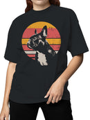Vintage French Bulldog Art Women's T-shirt
