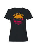 Sunset Whale Shark Reef Life Women's T-shirt