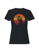 Retro Cool Lizard with Sunglasses Women's T-shirt