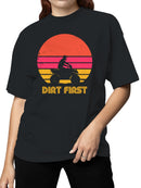 Retro Dirt First ATV Adventure Women's T-shirt