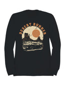 Electric Rock Concert Silhouette Men's Sweatshirt