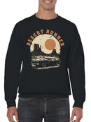 Electric Rock Concert Silhouette Men's Sweatshirt
