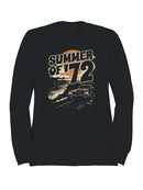 Chicago Skyline with Cosmic Splash Men's Sweatshirt
