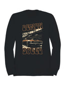 Majestic Green Bear Illustration Men's Sweatshirt