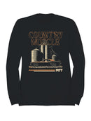 Cool Angel Statue with Shades Men's Sweatshirt