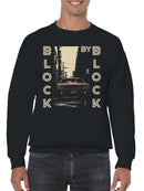 Tribal Tiki Mask Art Design Men's Sweatshirt