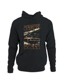 Majestic Green Bear Illustration Men's Hoodie