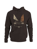 Western Frontier Cowboy Scene Men's Hoodie