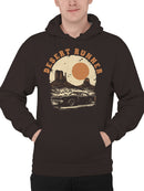 Electric Rock Concert Silhouette Men's Hoodie